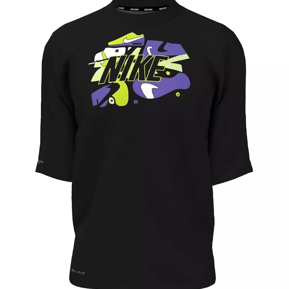 Nike Sneaker Lap Hydroguard Swim T-Shirt Size Large UPF 40+